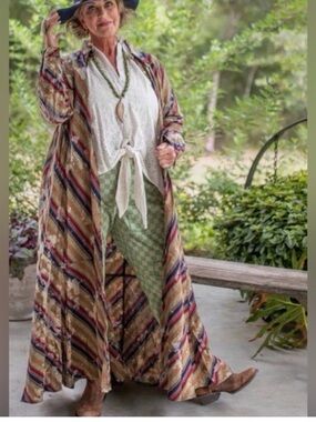 Jaded Gypsy Fade Away Boho Duster Dress NEW- L/XL